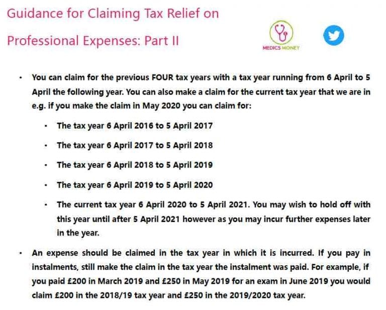 Start Your Doctors Tax Rebate Claim Today Medics Money